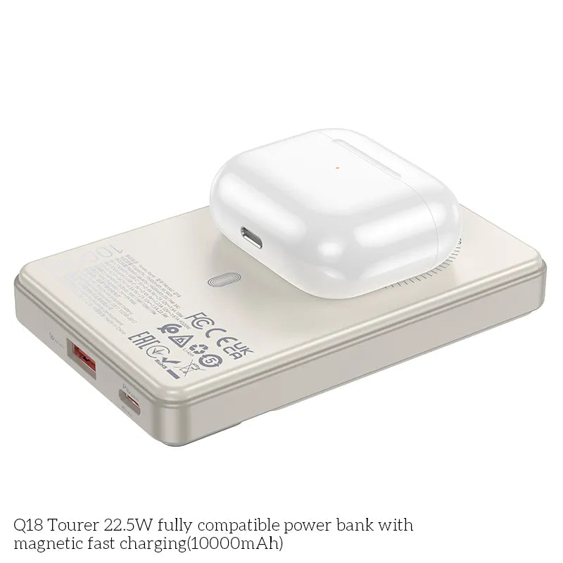 (10000 mAh) chargeur sans fil magnétique batterie portable batterie externe (10000 mAh) chargeur sans fil magnétique batterie portable batterie externe